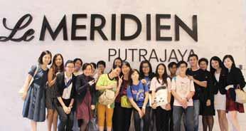 07 JUNE Teenagers from House of Joy visited Le Méridien Putrajaya and tried their hands at making signature Le Méridien eclairs.