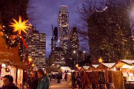 Atmosphere Christmas Village s booths popped up at City
