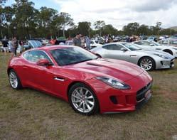 2 Bush to Beach event on 29/05/16. 3 Touring the Blackall Ranges on Sunday 19/06/16. Oyster Lovers Lunch Jaguar F-type coupe looking good in bright red.