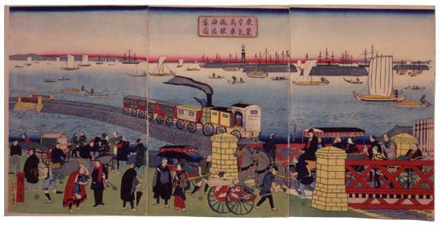 History of Japanese Railways 1872 British railway engineers brought