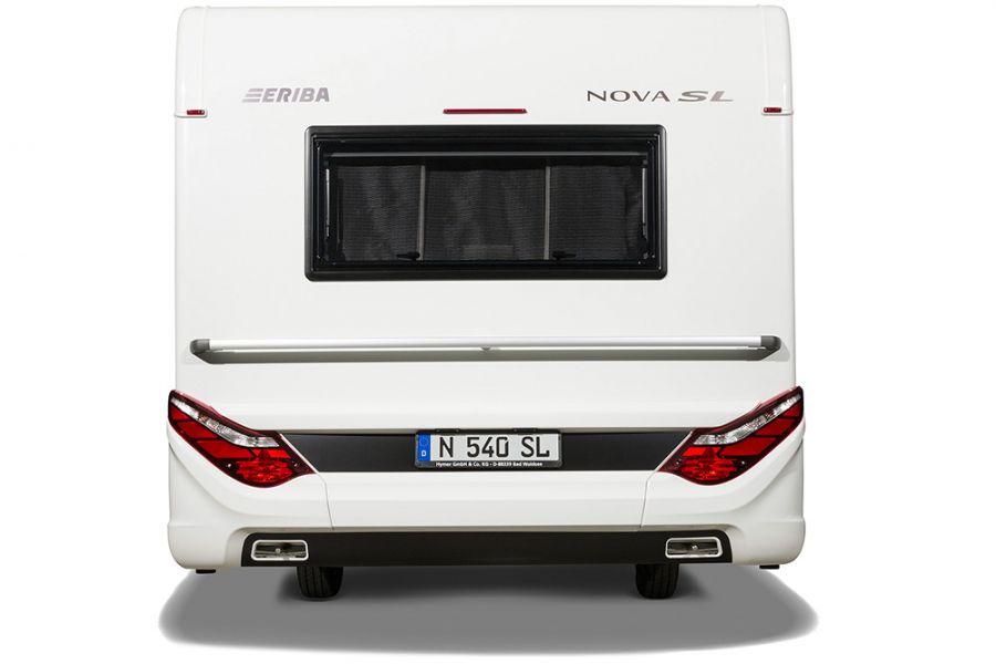 Rear view The rear has an impressive automotive design and features the new LED hybrid lights