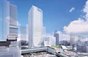 towns and generate significant passenger flows. The Shinagawa development project is scheduled for completion around 2023 or 2024.