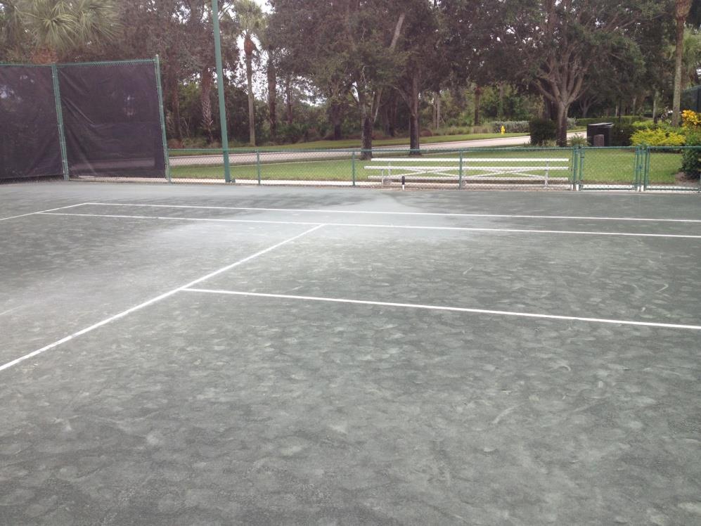 SURFACE PLAYING CONDITIONS SYSTEM DOESN T WATER COURTS EVENLY,