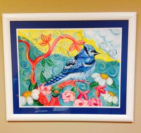 Gorgeous reproduction of original Painting by former Trinitas Art teacher Ms.