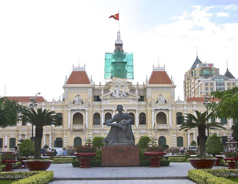 City Hall, with Ho Chi