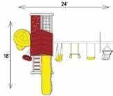 trapeze w/soft grip chain belt swing w/soft grip chain hammock swing Shown in Almond and Red woodgrain upgrade 14% Turbo