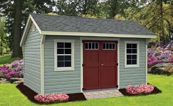 structures Carriage Estate The classy upgraded Carriage adds distinction to your backyard.