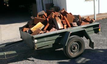 Two x 6 x 4 Trailers of firewood VALUED AT $150 each One x 7 Day