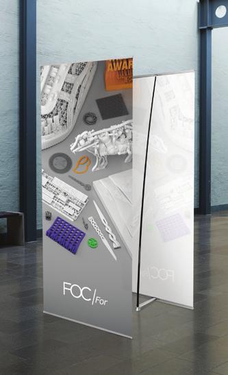 Expand BannerStand Lightweight display with a slim design Designed for