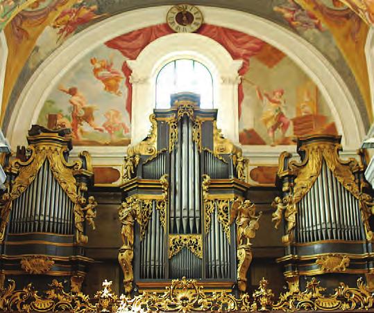 u u u Photo by Tadekk. St. Nicholas Cathedral organ, Ljubljana.
