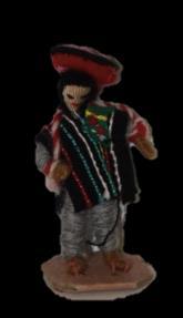 MINIATURE QUECHUA MAN & WOMAN Quechua peoples of the Central Andes are direct