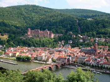 whether we're gazing at the Moselle's steep vineclad slopes, Heidelberg's romantic castle on the Neckar or the Main's high-rise "Mainhattan" skyline of Frankfurt, our Four Rivers Cruise admirably