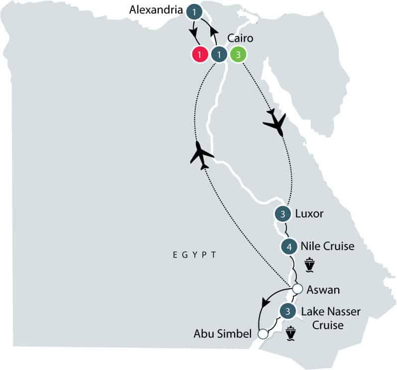 06 Nov 18 to 22 Nov 18 Egypt tour Ancient History of Egypt escorted Small Group tour for mature travellers On this Egypt tour, this small groups focuses on the history and