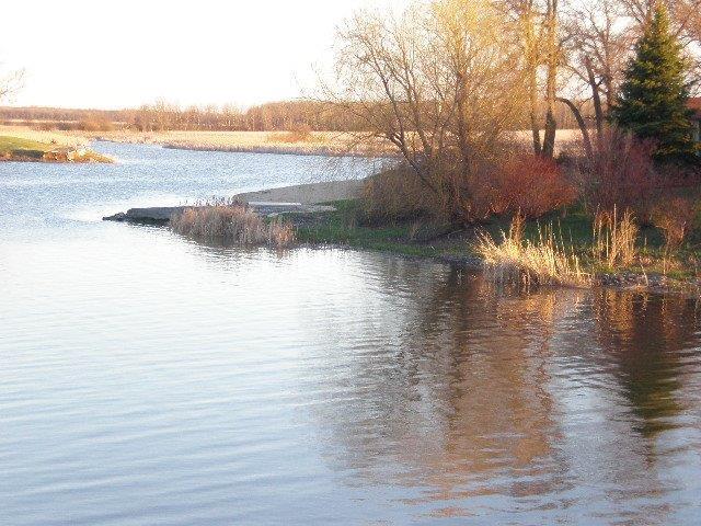 Red River before it flows into Lake Winnipeg.