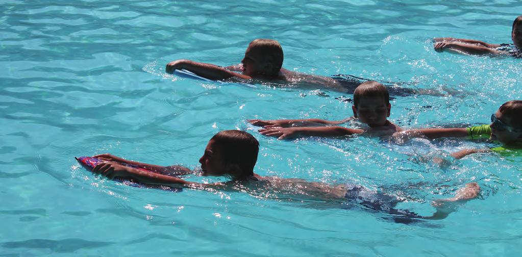 Aquatics On day one of camp, each Scout and leader will take a swim test. Afterwards, everyone has the opportunity to swim twice a day once in the morning and once in the afternoon.