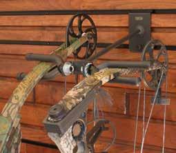 (Mounting hardware included) Twin Limb Bow Holder Stock#: HD11 Displays two bows