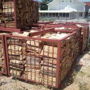 Optimalna dužina drvne sječke se kreće u rasponu od 8-30 mm. Optimalna vlažnost drvne sječke iznosi od 20-30%.