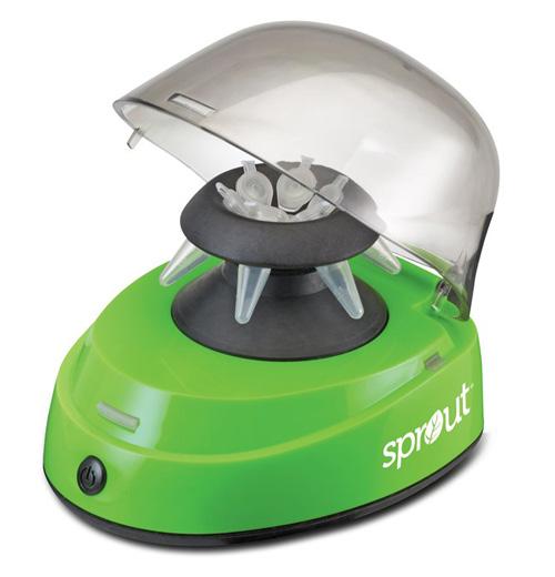 Sprout Mini-Centrifuge 100-240VAC, 50/60Hz Universal Plug, Green Part No. HS120301 $401.88 ea. The Sprout Mini-Centrifuge has SnapSpin rotors for easy and fast exchange.