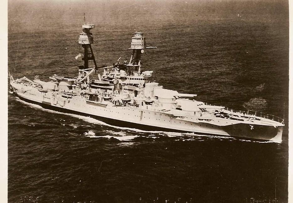Launched in 1914, the Nevada was a leap forward in dreadnought technology; four of her new features would be included on almost every subsequent US battleship: triple gun turrets, oil in place of