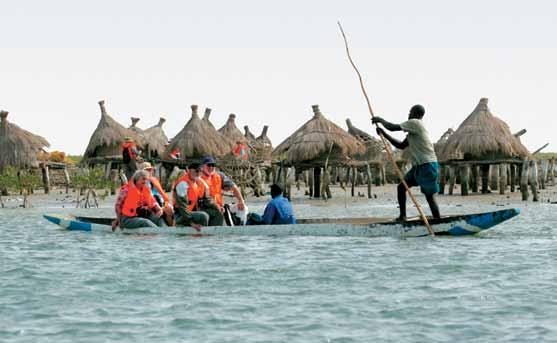 SCHEDULE BY DAY Traveling by local pirogue in the Gambia River Tour Lome, Togo s friendly capital and one of West Africa s most exciting cities, including the handicraft markets, with traditional