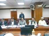 Khalid Munir attended a meeting at Sindh Secretariat held on morning on 4th January, 2014 called by Engr.