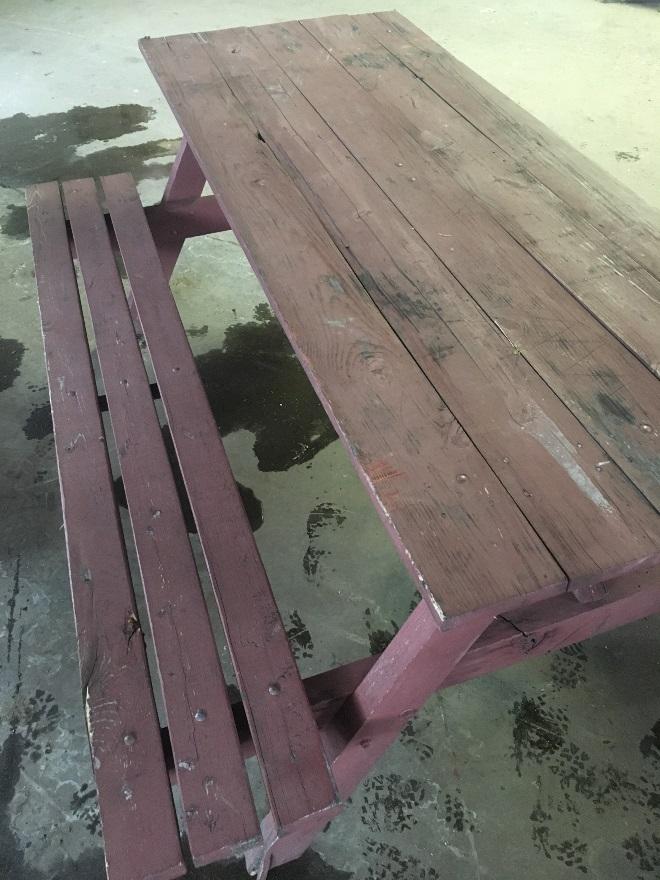 WOODEN TABLES USED CURRENTLY