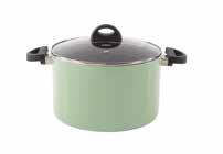 9 QT The lid provides efficient closure: the heat is kept inside the pan which results in faster heat-up and venting holes