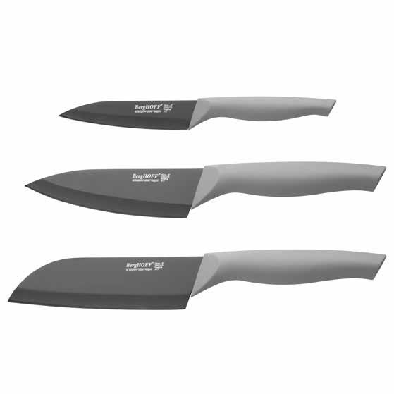 46 47 COLLECTION Eclipse line Knives UPDATE PTFE coating black Bread knife coated 3700219 15,00 cm 6 inch Cheese knife coated 3700220 10,00 cm 4 inch Cheese knife coated 3700226 9,00 cm 3 1/2 inch