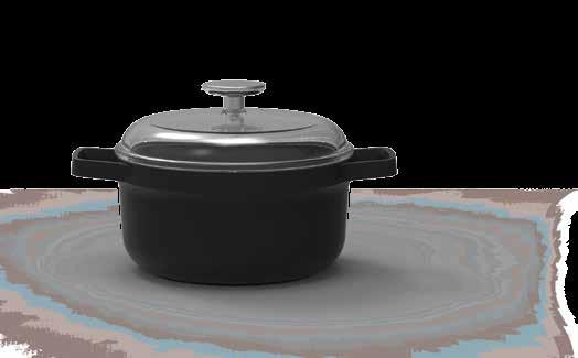 Gem was designed as highly durable cookware with long-lasting non-stick features and is suited for all cooktops.