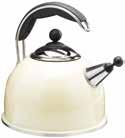 2 litre available in 3 colours Black W2824 80 Cream W2148 80 Polished W2147 80 STAINLESS STEEL CLASSIC KETTLE Made from stainless steel with a 4mm encapsulated