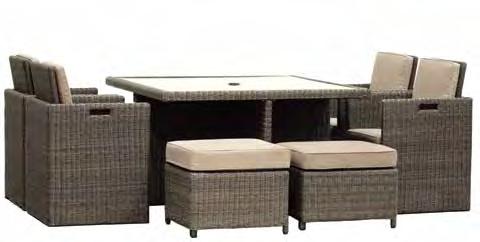 00 Complement these sets with a Parasol and Base - See page 57 4 (8) Seater