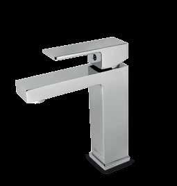 7 34410 Brass bidet single lever mixer with inox flex hoses and 11/4 pop-up waste.