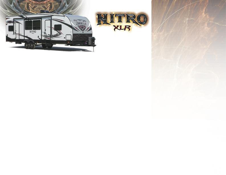 TOY HAULERS The Nitro 31FQSL travel trailer is the best of both worlds dual opposing slides provide plenty of entertaining/lounging space without sacrificing your truck bed. And the 11 ft.