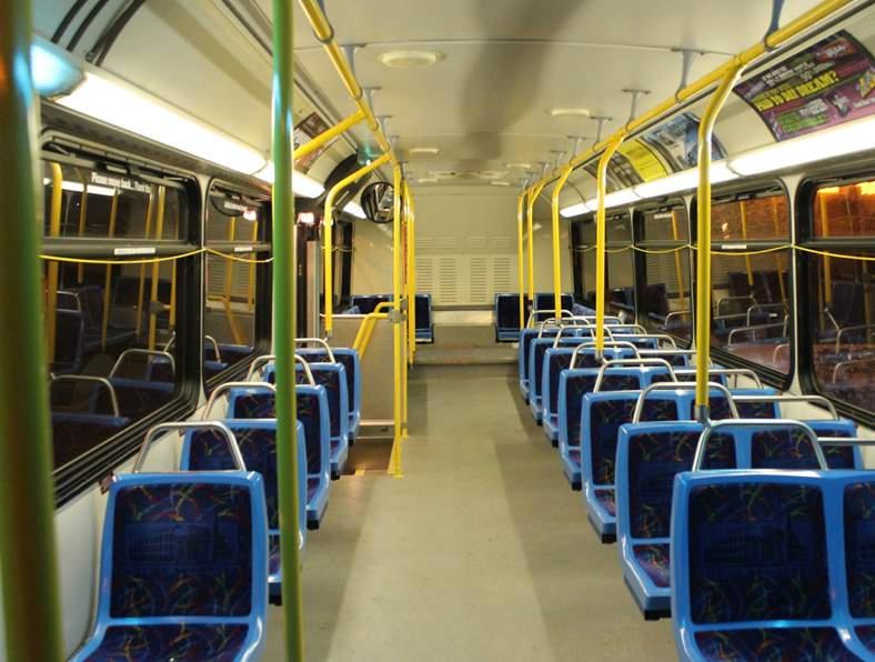 INTERIORS Transit interiors provide an ideal platform to showcase creative that commands the attention of passengers who have ample time to absorb the message.