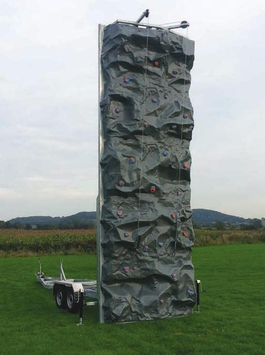 Real-Rock Climbing Walls with