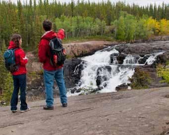 DAY 2 CAMERON FALLS TOUR (4-5 hours) Drive 45 minutes outside of Yellowknife along the Ingraham Trail.