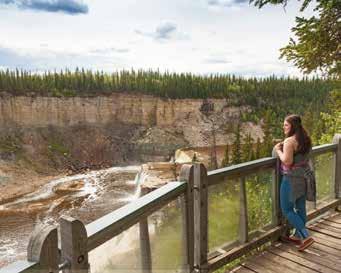 DAY 6 DEPART FORT SIMPSON TO DRIVE TO HAY RIVER 6 hour drive, plus stops Along the way you will pass a number of beautiful waterfalls. Plan to stop at Lady Evelyn Falls first.