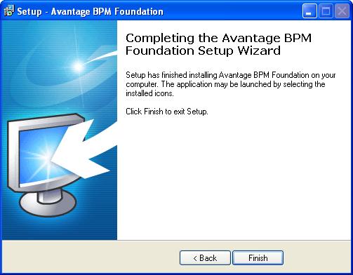 Install the Avantage BPM Foundation 10.