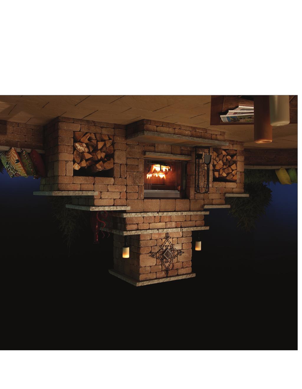 grand fireplace kit gas option 4 The Grand Fireplace Kit is the perfect centerpiece for your outdoor living room.