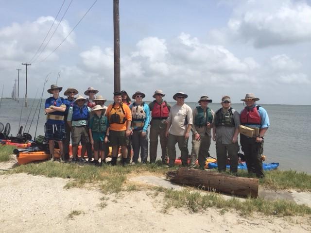 Coastal Kayak Trek Outpost High Adventure Program This 3 day, 2 night, fishing, kayaking, camping adventure on the Texas coast, with two camp staff guides is definitely the adventure of a lifetime.