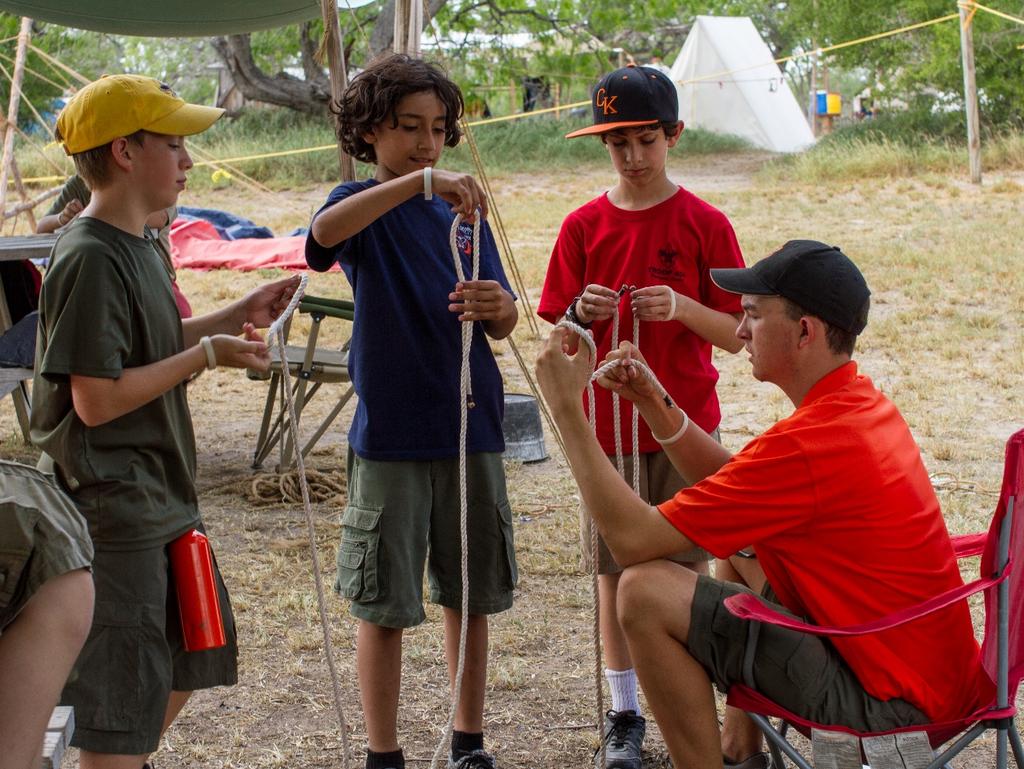 SCOUT CRAFT AREA Scout Craft provides scouts the opportunity to learn the outdoor skills of camping, pioneering, cooking, orienteering, and others.