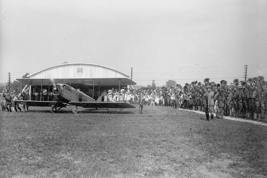 First civilian airmail flight, August 12, 1918.