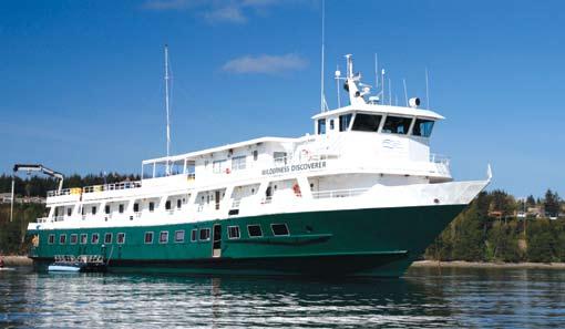 Wilderness Discoverer All Cabins are Above Deck with View Windows Length 176'' Beam 39' Draft 6.