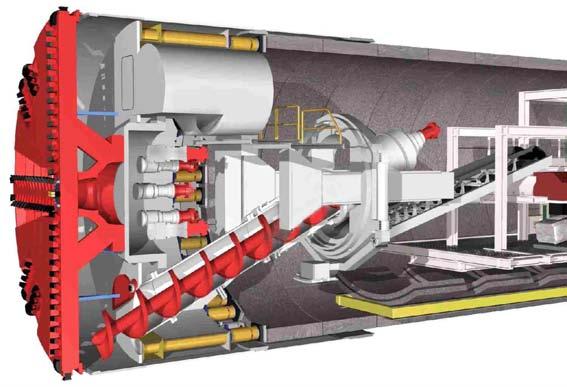 4. Key factors and lessons learnt CONSTRUCTION METHODS ESTABLISHED BY THE MANAGEMENT TEAM MAIN TUNNELS USE OF TBM (EPBs) The use of TBM assures maximum efficiency, safety and