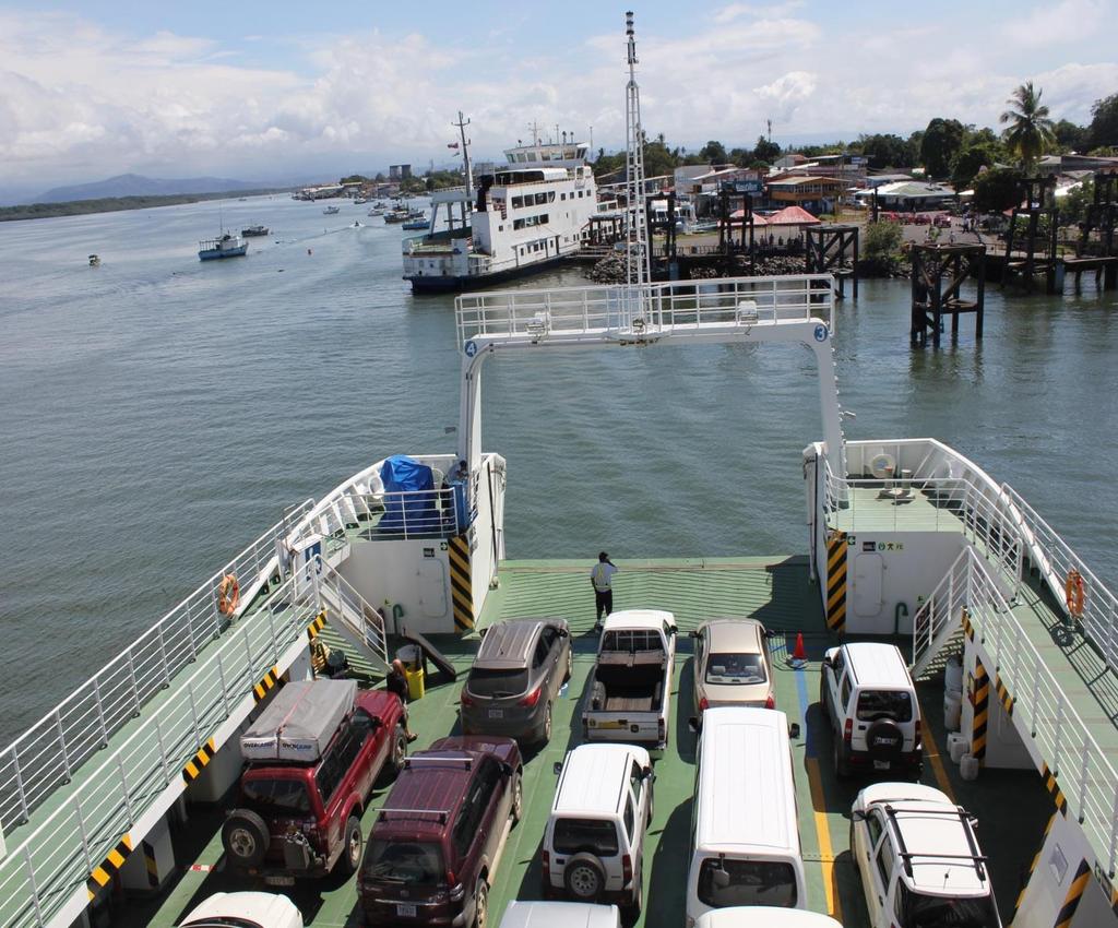 Maritime area projects Currently, it costs between $1,200 and $1,500 for a semitrailer to travel between the two countries. The cost of the trip will be reduced to around $750 with the ferry.