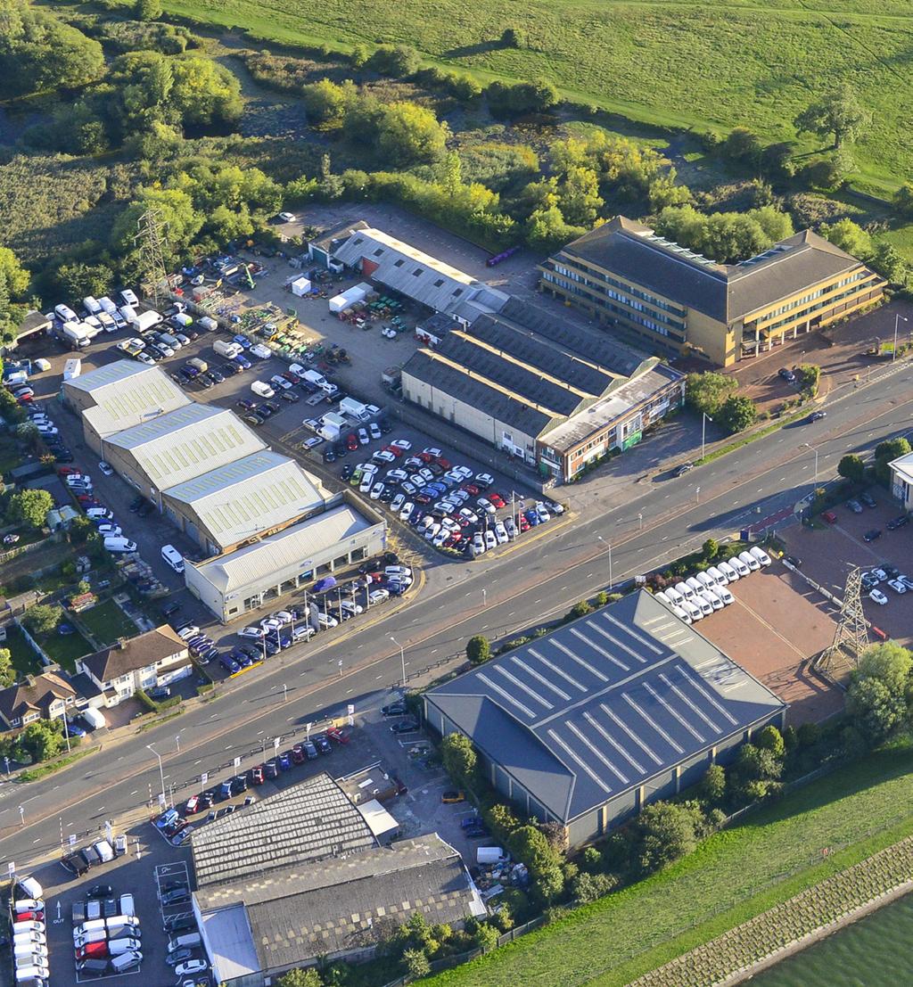 Investment Summary 2,648.63 sq.m. (28,510 sq.ft.) tool and plant hire depot situated on A30 dual carriageway in Staines-Upon-Thames Close to town centre, M25 and Heathrow Airport 1.