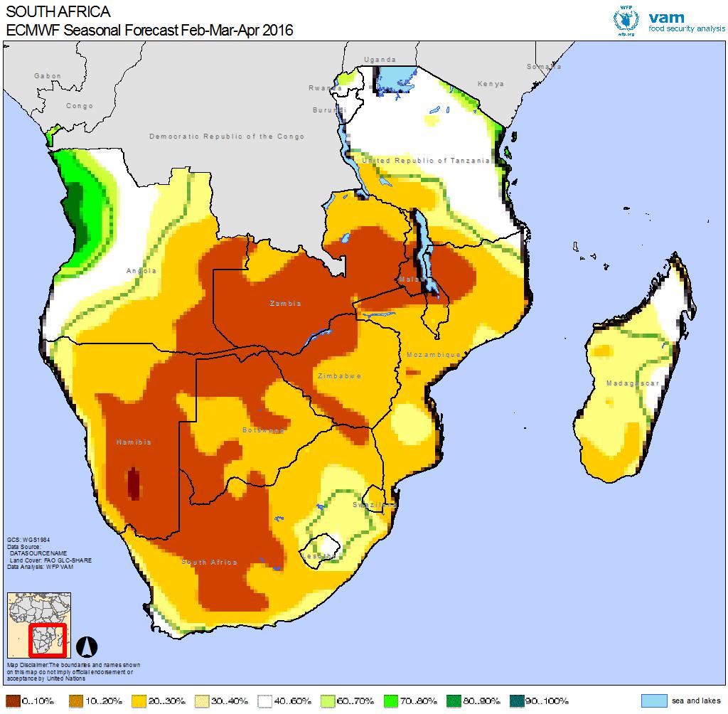 for the months ahead show a high likelihood of continued extremely difficult conditions for crop development.