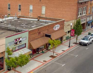 occupies 1,240 SF at 132 W Main Well kept historic building