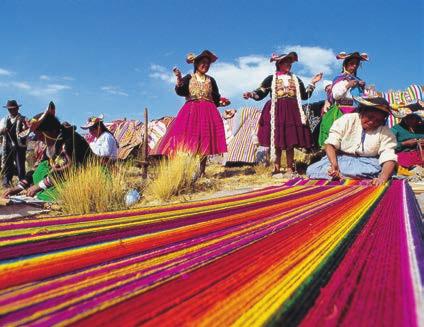 LIMA LAKE TITICACA CHINCHERO Itinerary Day 1 - LIMA, PERU Board your independent flight to Peru. Arrive in the late evening and transfer to the Miraflores Park Hotel for overnight.