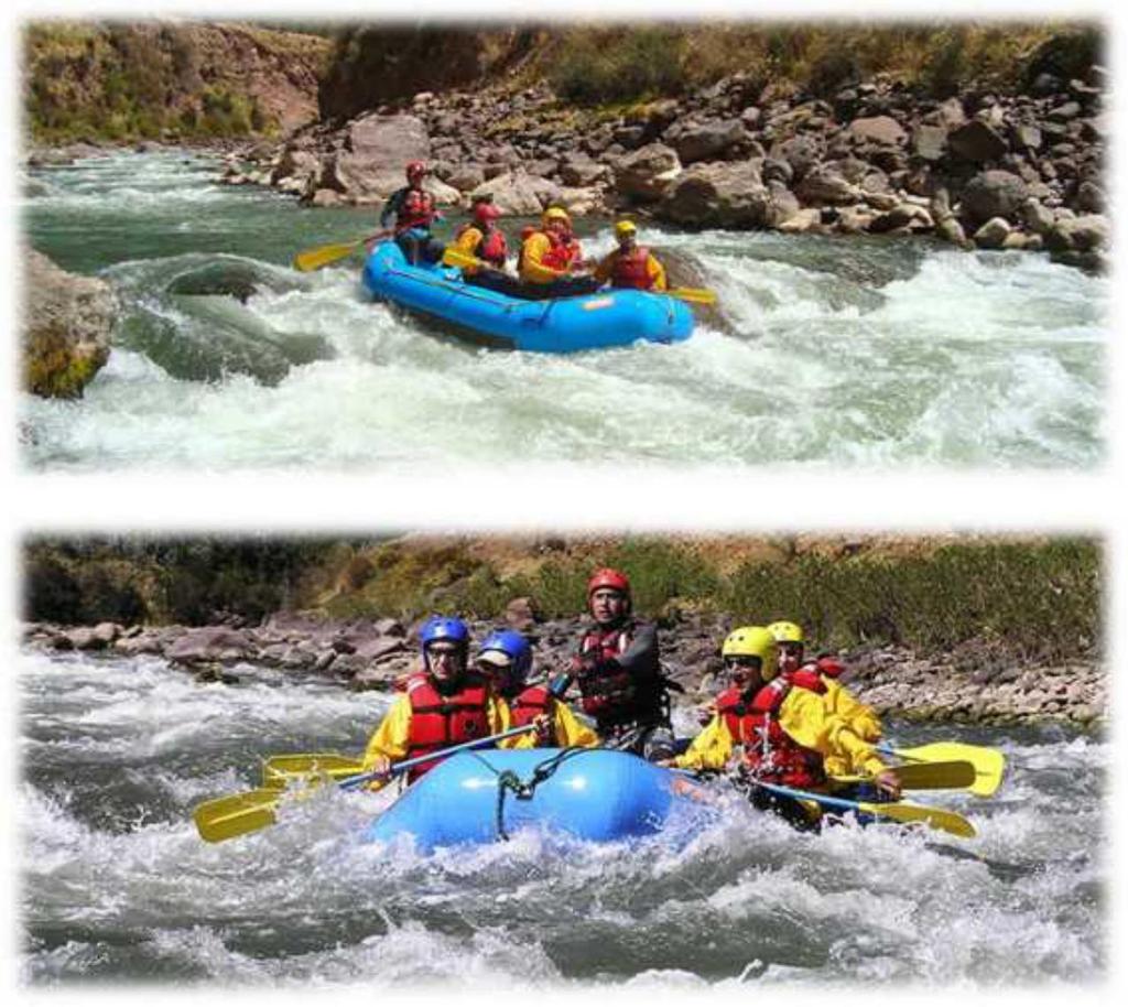 8.- Rafting in the Vilcanota River. (3 ½ hrs).
